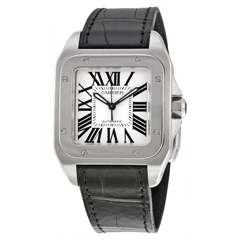 cartier santos 100 medium replica|cartier santos medium for sale.